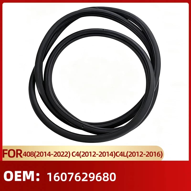 Sunroof Seal Strip Weatherstrip 1607629680 For Peugeot 408 (2014-2022) Citroen C4L (2012-2016)) C4 B51 (2012-2014) BX3 2009-2012