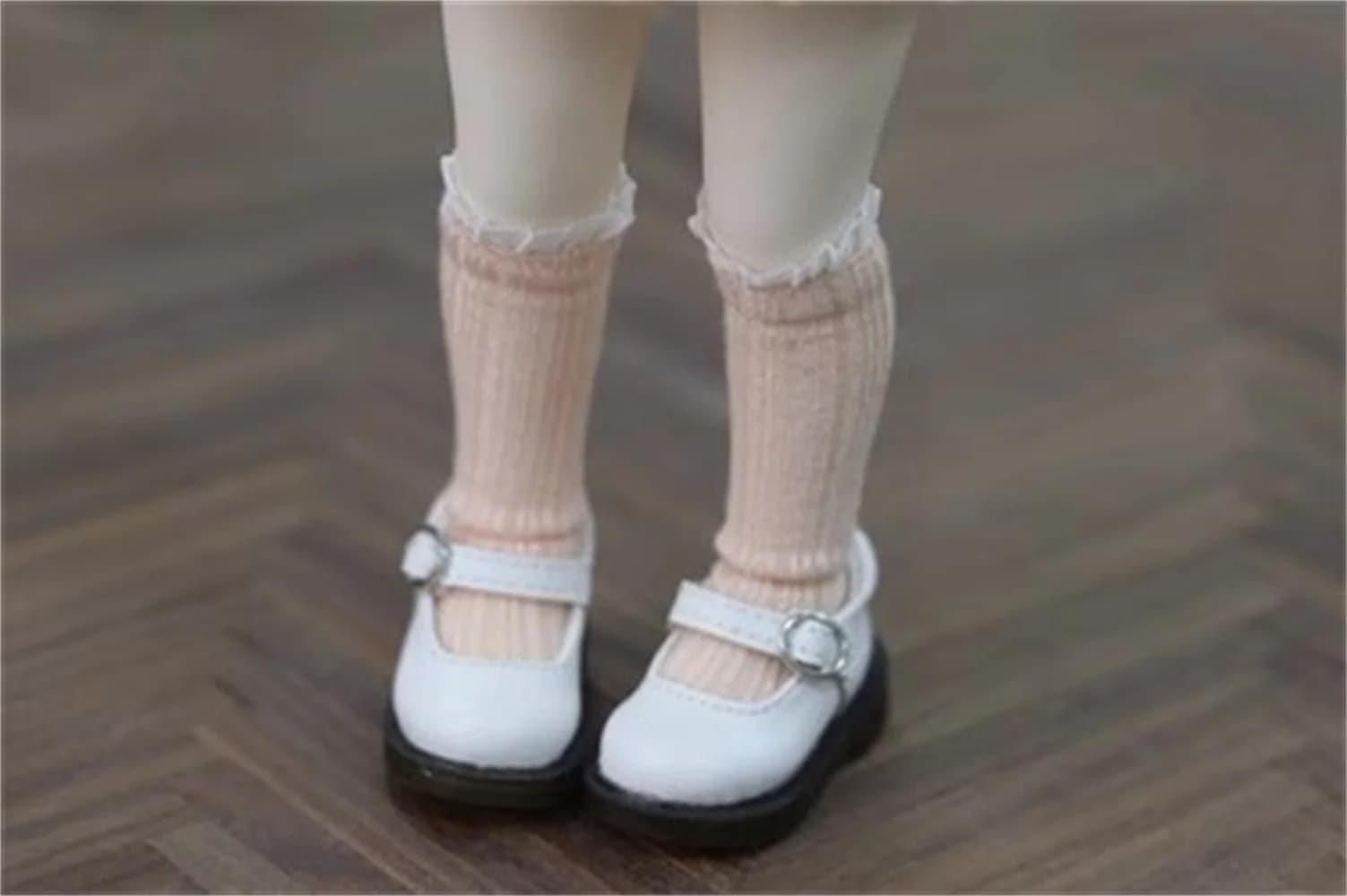 BJD/SD/DD 1/3 1/4 1/6 Giocattoli Ragazze Calzini Corti In Magazzino Carino Blythe Rosa Bianco Morbido Cotone Pizzo Quotidiano bjd Accessori Per Bambole