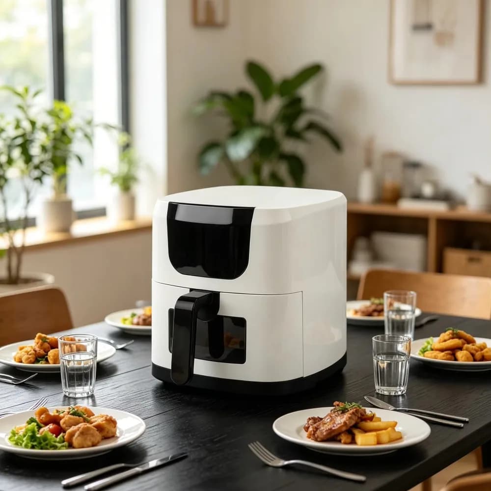 Vasion Hot Sale Household Digital Touch Screen Visualization Air Fryer with a Fryer Steaming Rack Electrodomsticos Kitchen