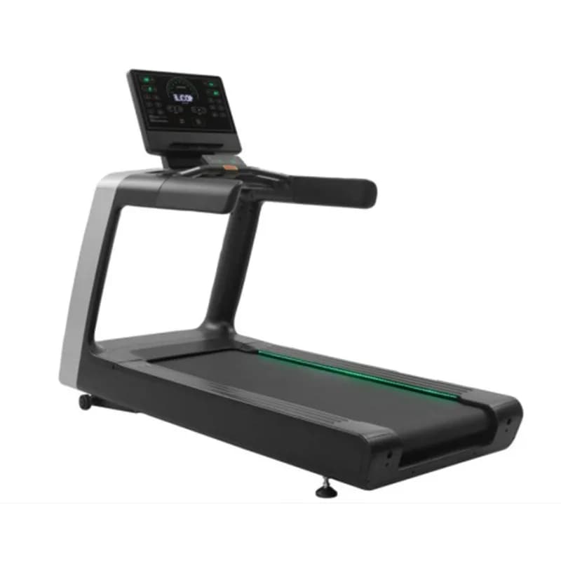 Commercial Level Treadmill Smart LCD Display Smooth Running Belt Stable frame for cardio workouts in the gym for fitness enthusiasts