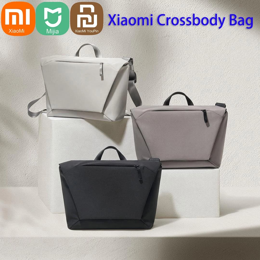 Xiaomi Mijia Borsa a tracolla Borsa a tracolla per adolescenti Borsa a tracolla per viaggi d'affari Borsa a tracolla per college casual per laptop da 14 pollici