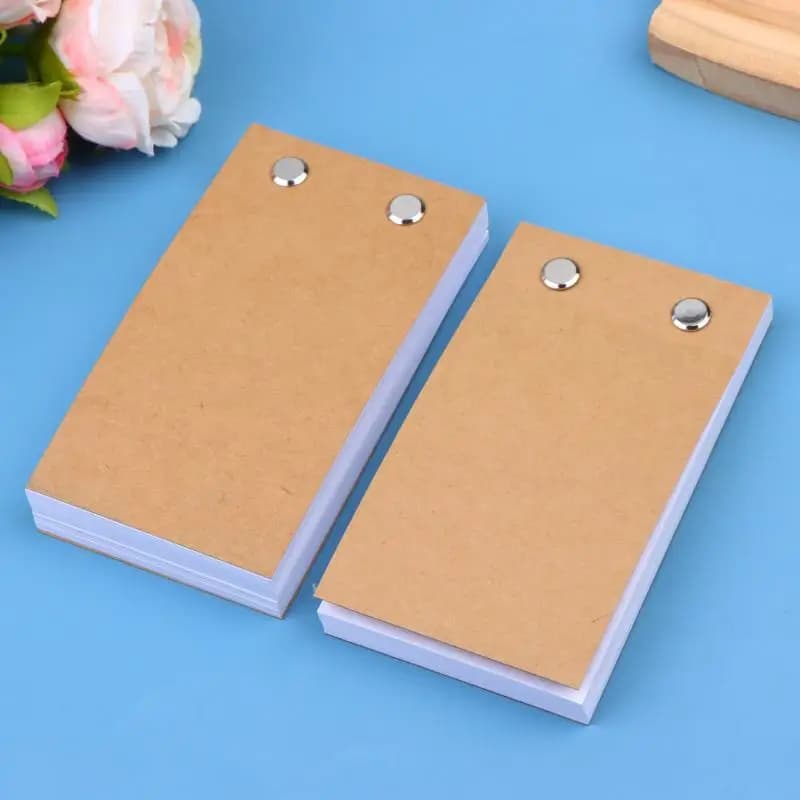 Blank Flip Book Kit With 60/100 Sheets Animation Paper Flipbook Binding Screws For LED Tracing Light Pad Drawing Sketching