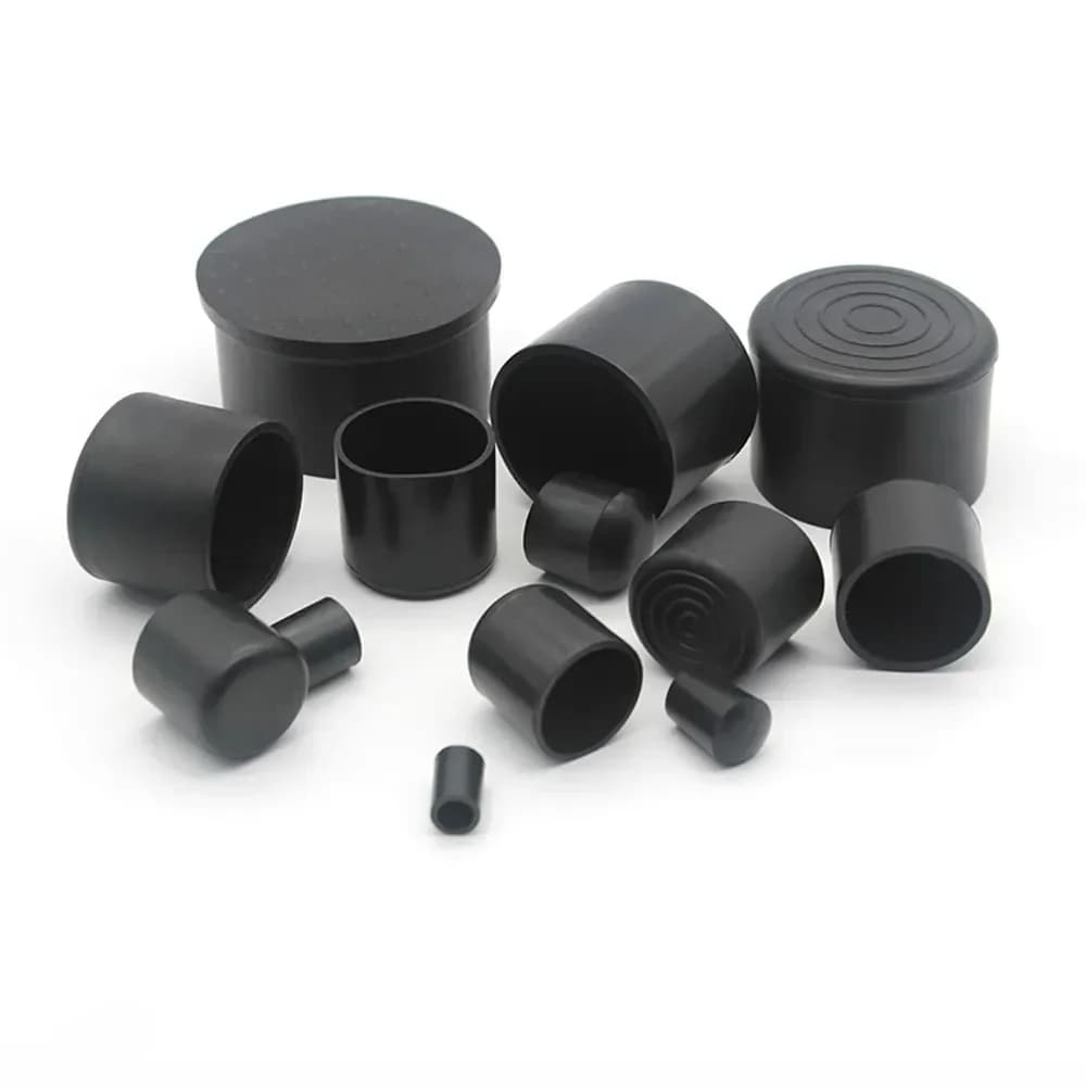 Coprigambe per sedia gambe per mobili inserto per estremità del tavolo protezioni per gambe per sedia piedini in gomma PVC cursori antiscivolo silenziosi pavimento Hardware
