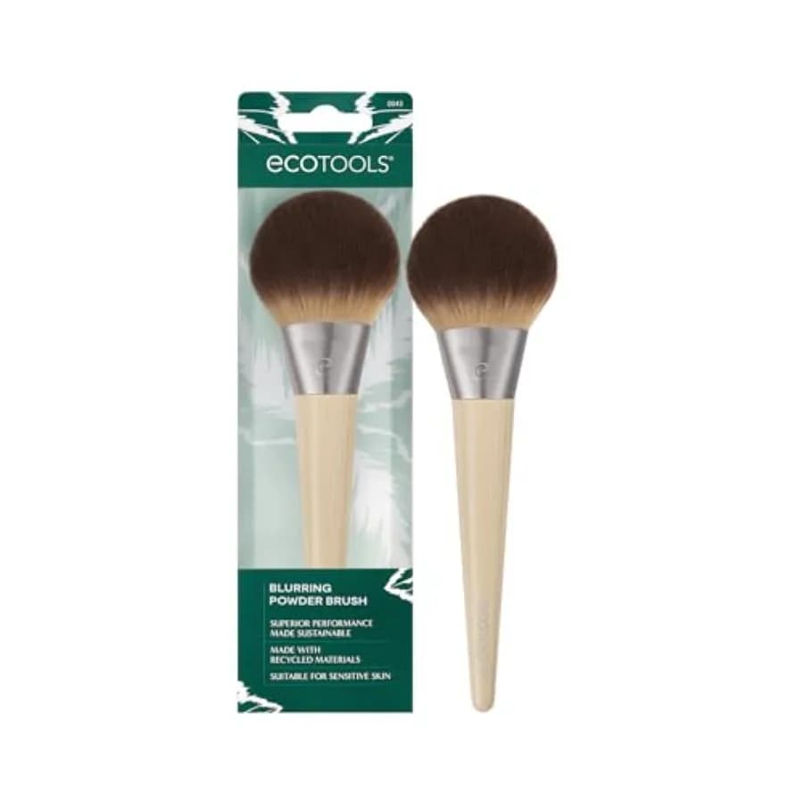 Blurring Powder Makeup Brush, For Loose Pressed Powder, Large Makeup Brush For All-Over Application, Fluffy, Synthetic Bristles