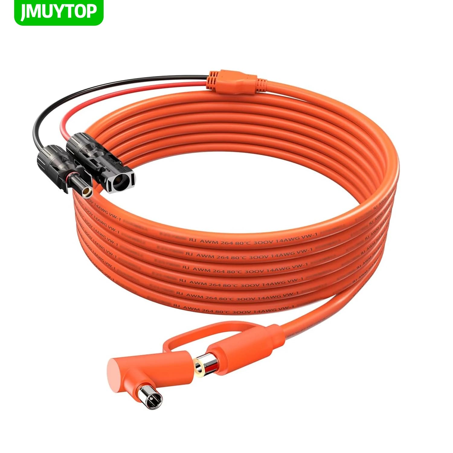 JMUYTOP Cavo da pannello solare 14AWG a connettori DC 8020 7909 3 m/10 piedi/11 pollici per Jackery Explorer 3000 Pro/2000 Plus/2000 Pro/1500