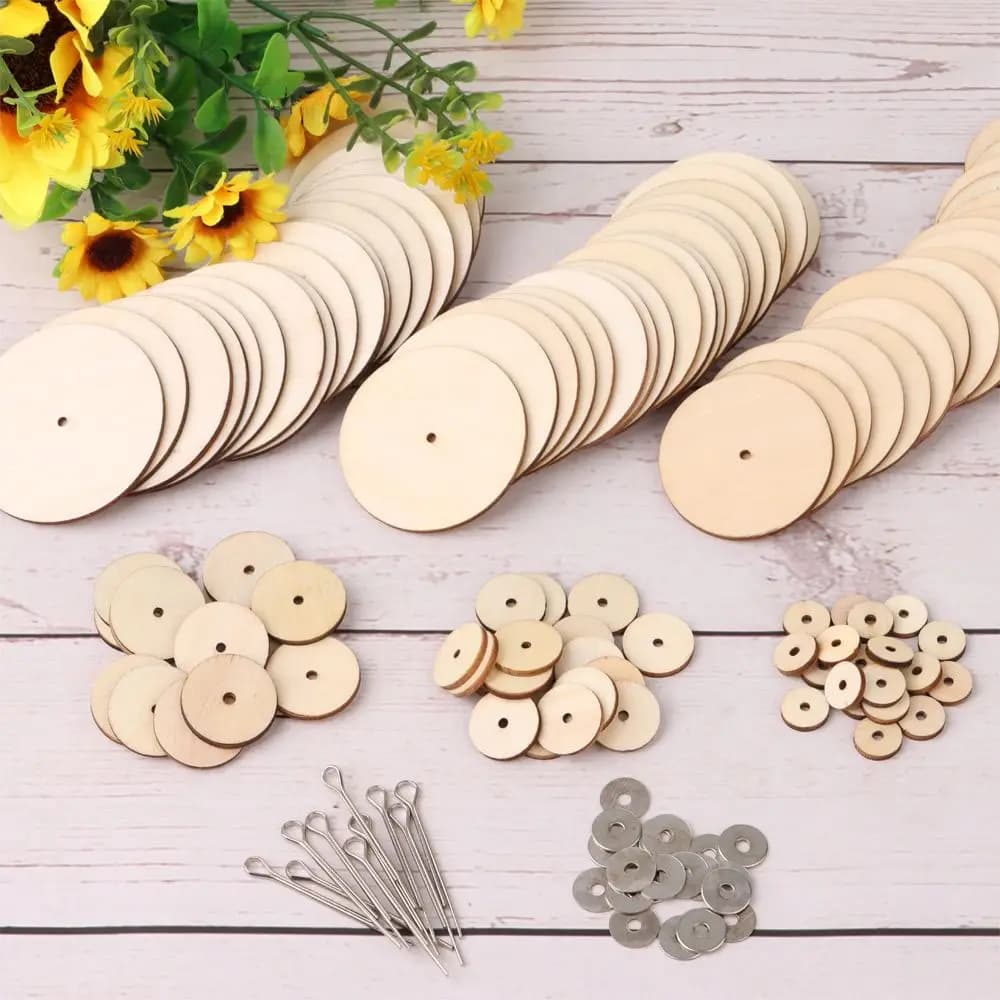 10 set fai da te Scrapbooking manuale giunti in legno connettori per bambole fatte a mano artigianato bambini giocattolo per bambini accessorio artigianale