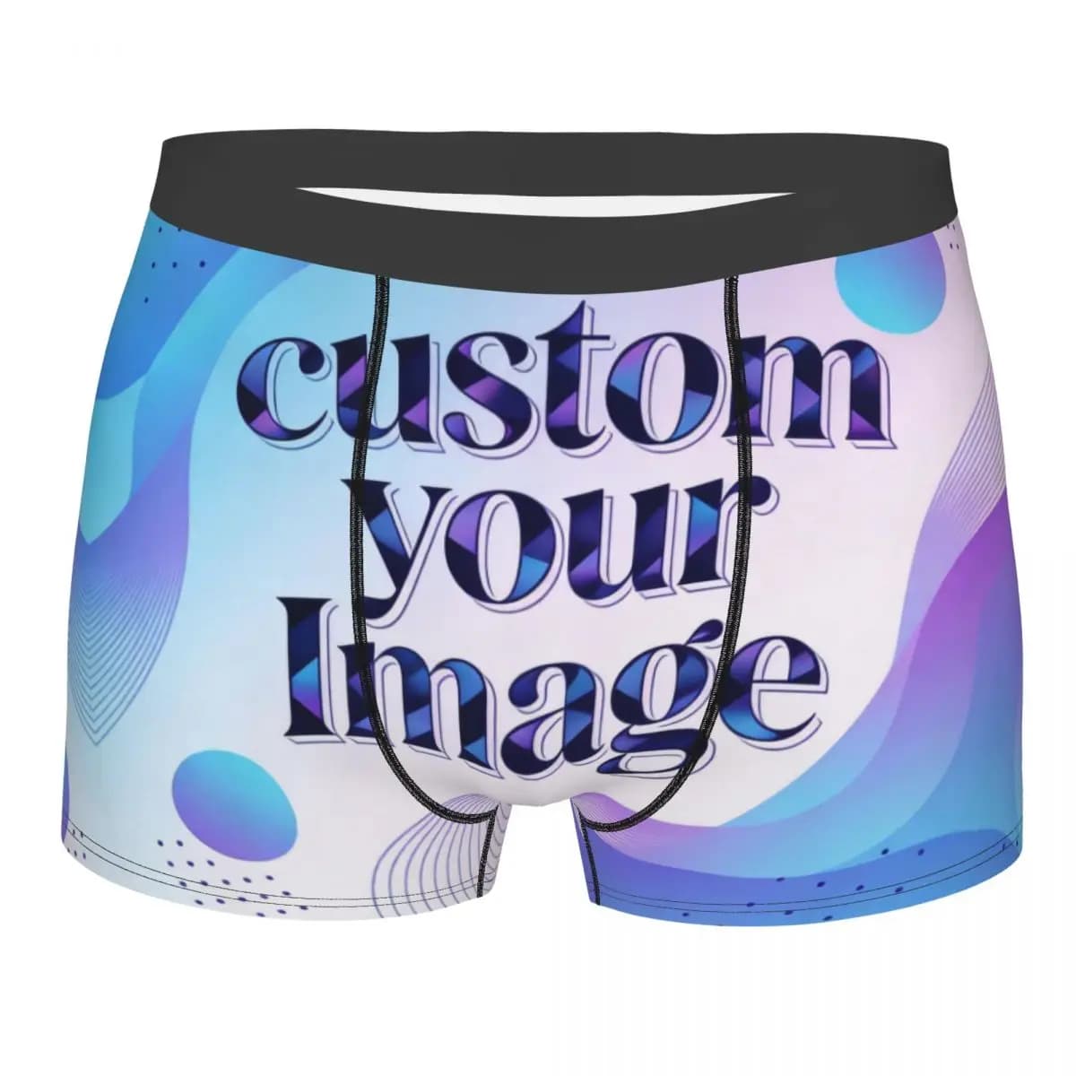 Boxer Personalizzati Divertenti per Uomo con Foto, Logo o Testo, Slip Morbidi con Immagine Personalizzata