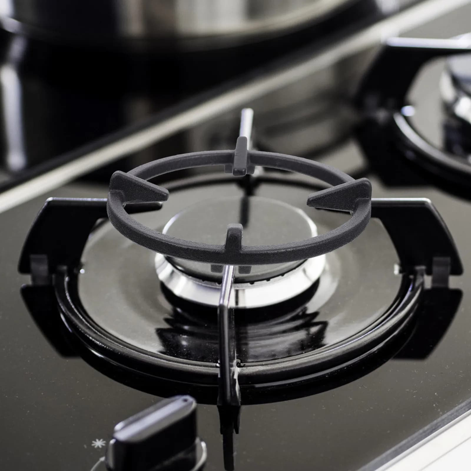 Supporto Antiscivolo per Fornello a Gas, Supporto per Wok in Ghisa, Anello Stabile per Pentole da Cucina