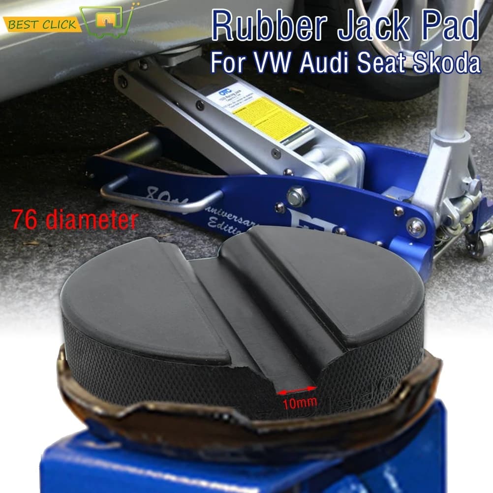 Per VW SEAT SKODA AUDI pavimento scanalato auto gomma Jack Pad telaio protezione adattatore Jack ing strumento pizzico saldatura laterale sollevamento protezione disco
