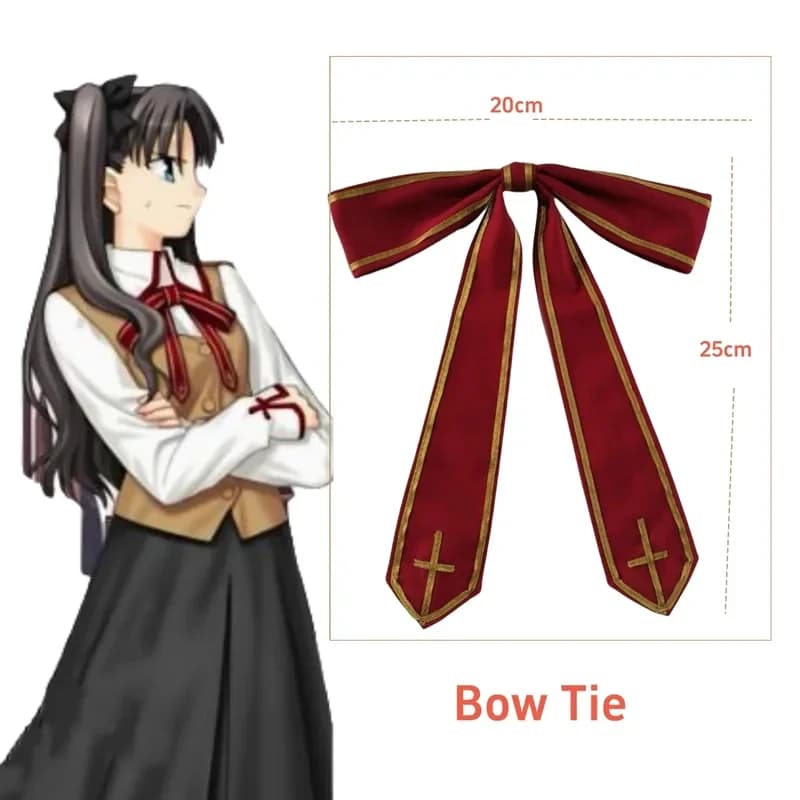 ABC123 Cosplay Anime Fate/stay Night Tohsaka Rin Matou Sakura JK Accessori Papillon per Costume Cosplay 3'd,5;h.9/
