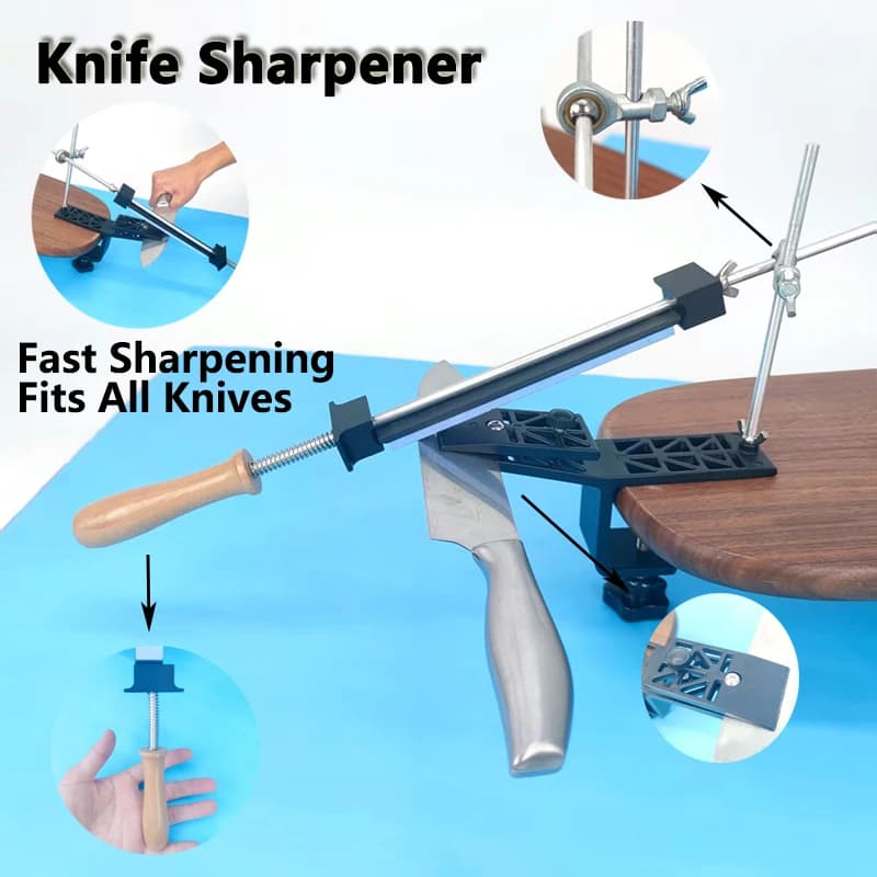 Professional Corner Sharpener Fixed with Diamond Stone for Kitchen Knives