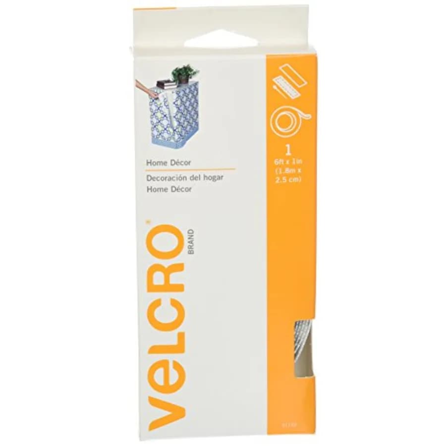 Velcro Home Decor Tape Roll White