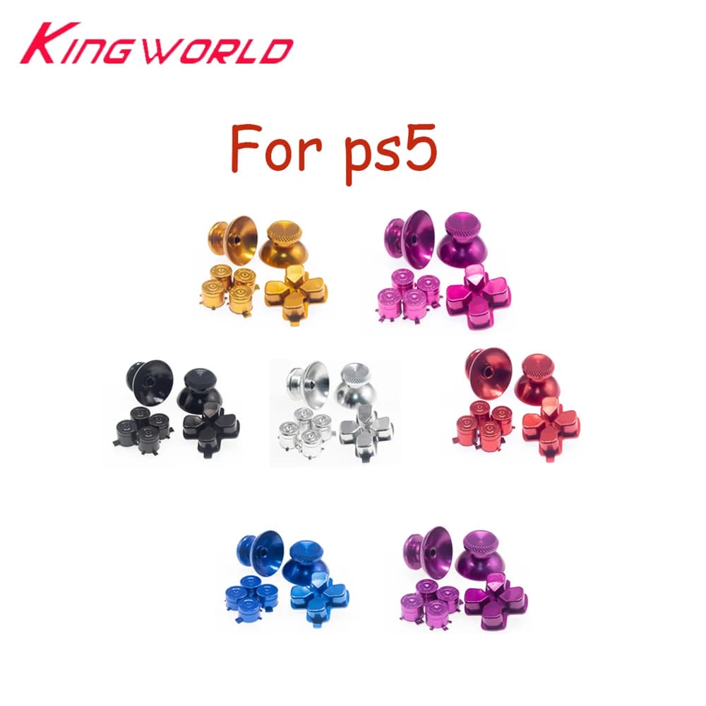 Sostituzione per controller di gioco PS5 Bullet ABXY Button per Dualsense 5 BDM-020 board metal button set V2.0 Thumbsticks Analog