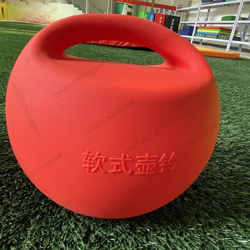 Adjustable Water-Filled Soft Kettlebell for Kids, 20x19cm Safe Rubber Fitness Weight Training Equipment