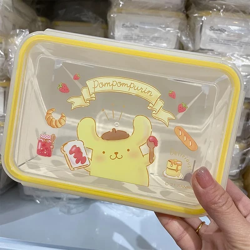 Yugui Dog Airtight Food Storage Container—leak-proof and ideal for packing meals and storing ingredients in the refrigerator.