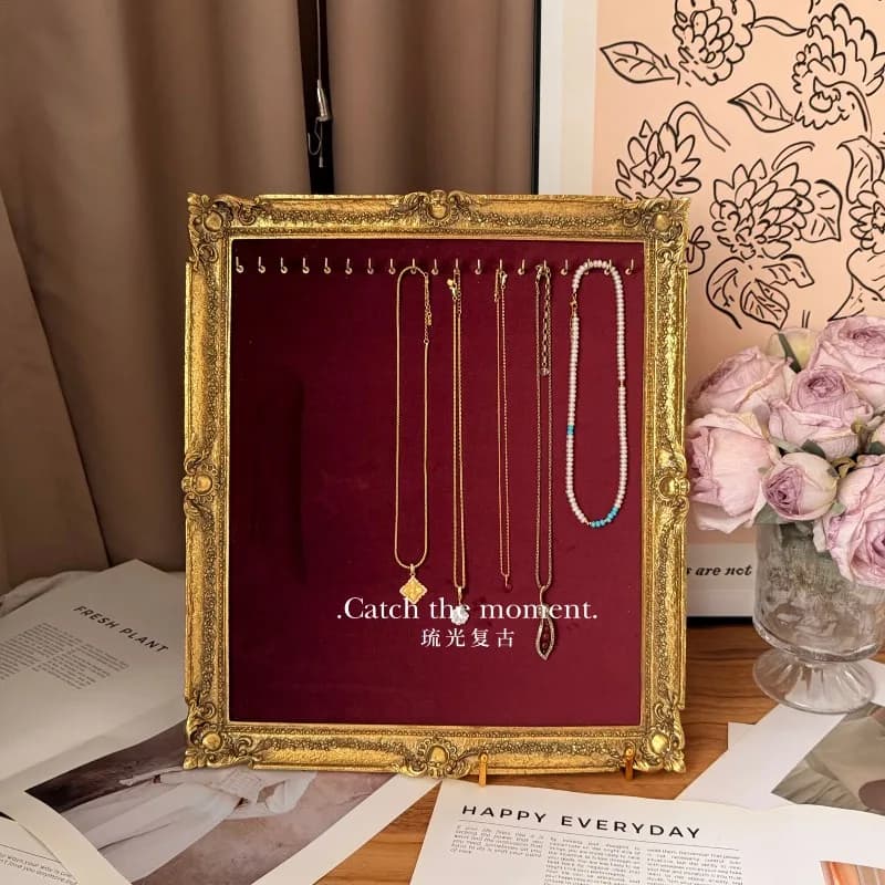 "New Campo XL" necklace plate retro photo frame display stand jewelry stall display shooting