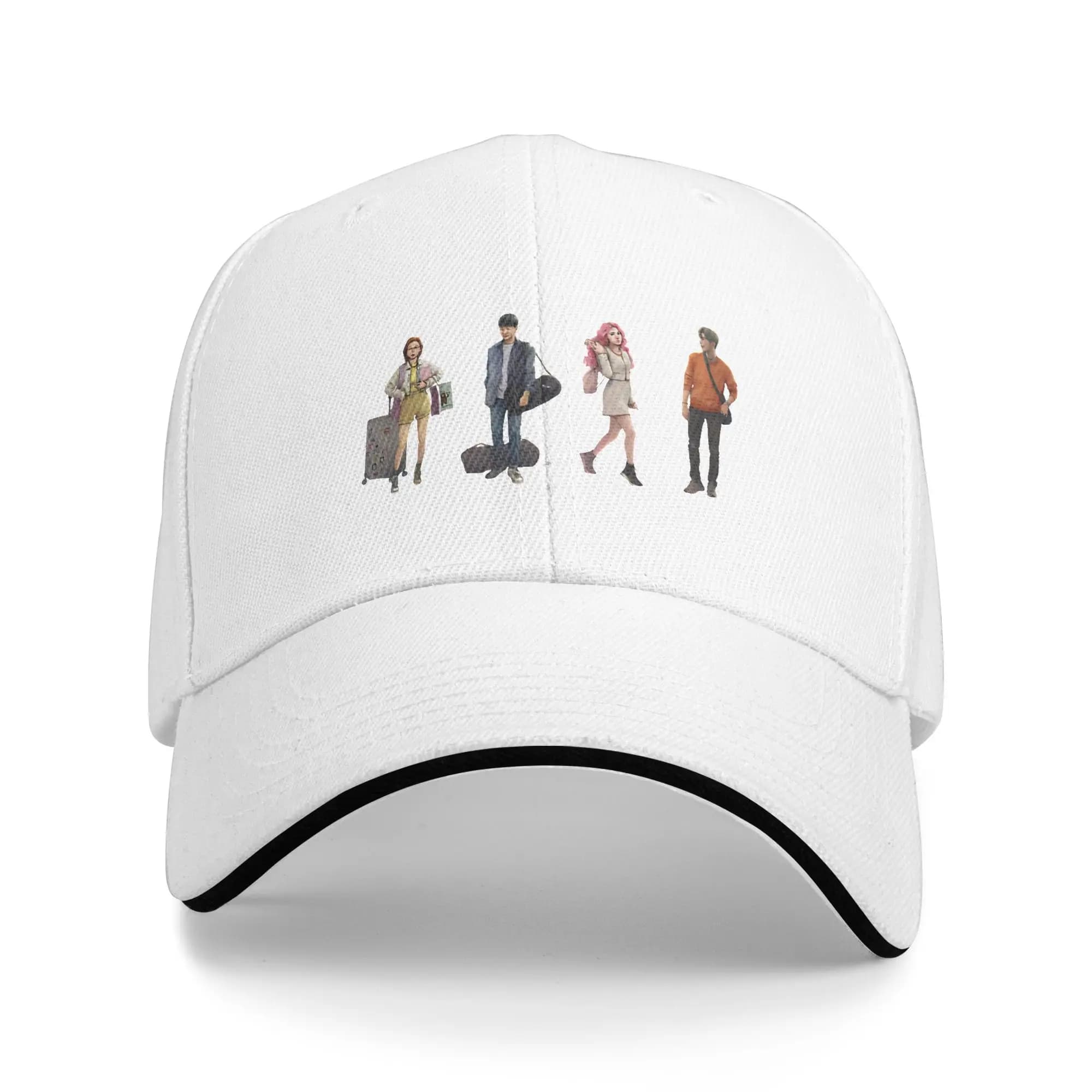 Cappellino da baseball TV XO Kitty Kim Min Ho Sun, cappello casual primaverile hip hop per donna e uomo, cappellino snapback da palestra per esterni