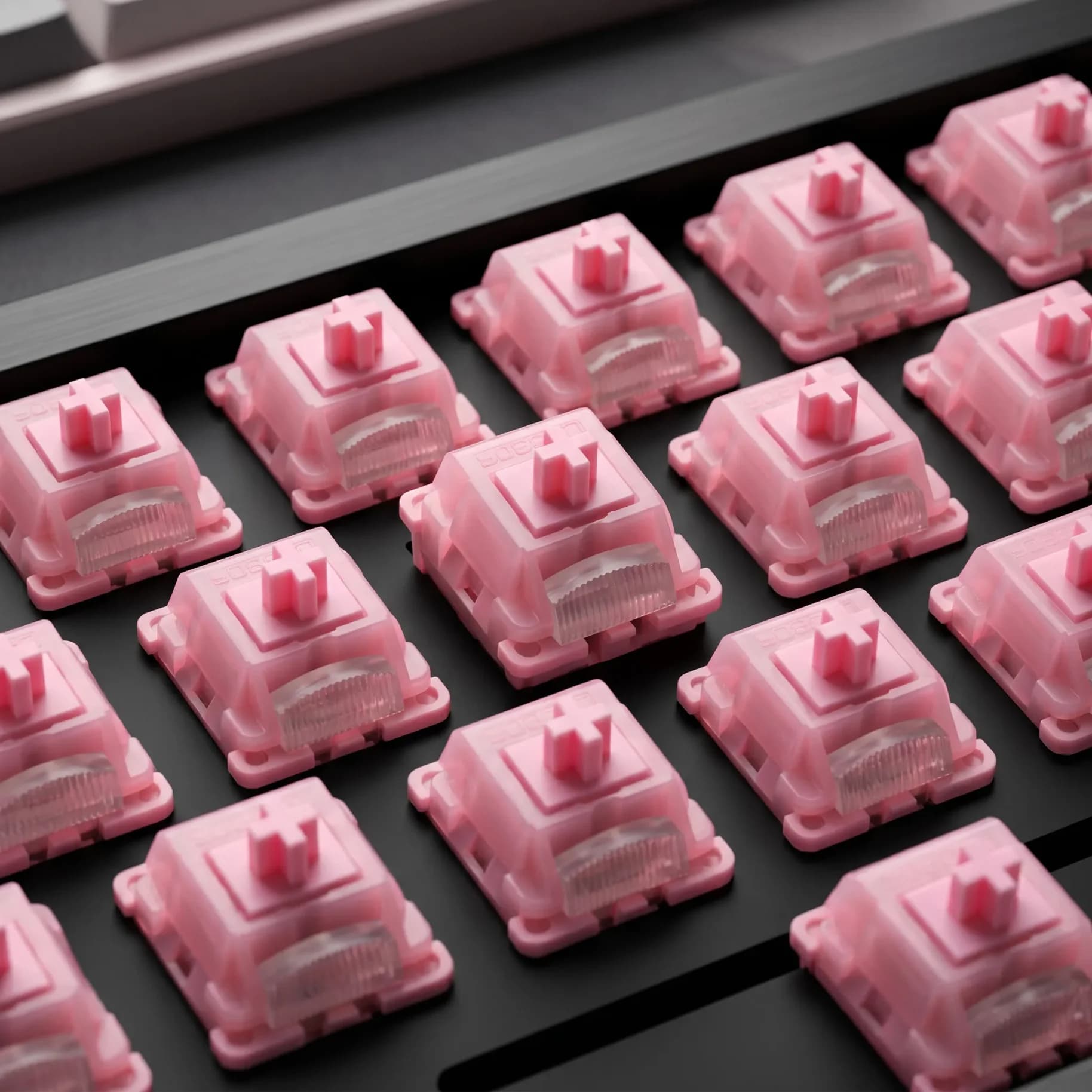 Leobog Walk Snow Tactile Switch 42g Pre Lubed 5Pin POM Stem Hot Swap Mechanical Keyboard Switches for Custom Keyboard MX Gaming