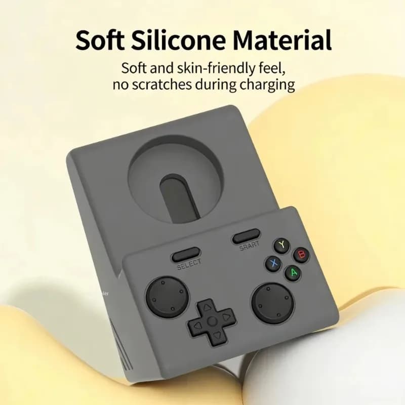 For Apple Watch iWatch Multifunctional Silicone Charging Bracket Game Controller Design Charging Dock With Cable Organizer