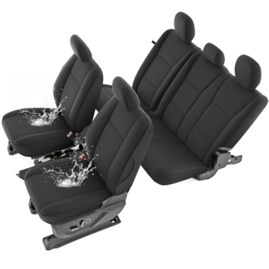 Covers in Neoprene for F-150 2015-2025, F-150 Lightning 2022-2025, F-250, F-350 Super Duty 2017-2025, Crew Cab, UV and water resistant