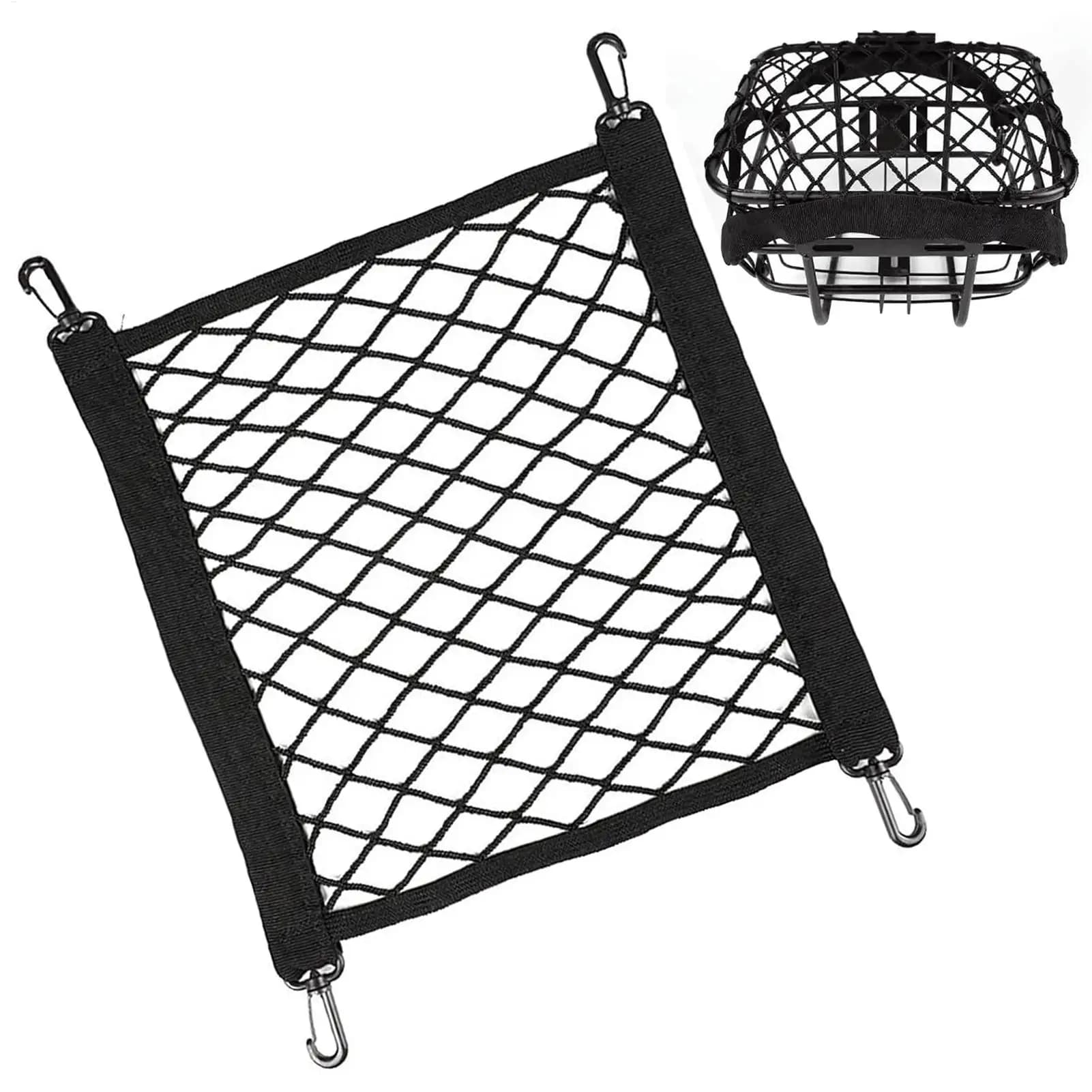 Cargo mesh for motorcycle to store helmets, elastic mesh binding for motorcycle scooters, bicycle luggage for electric vehicles