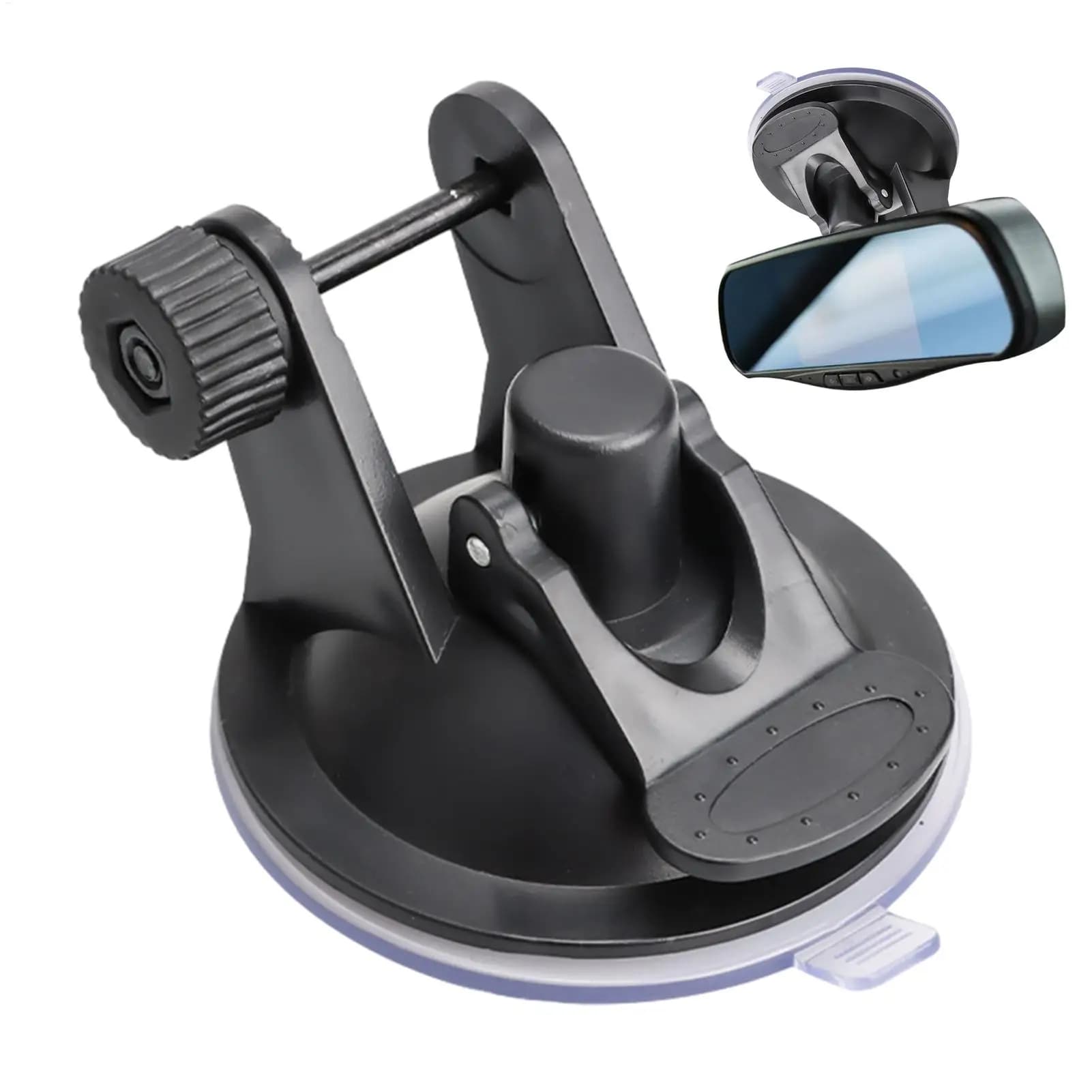 Car Dash Cam Mount 180 Degree Adjustable Camera Holder Suction Cup Auto Dash Cam Base Bracket for Car Dashboard GPS Accessories