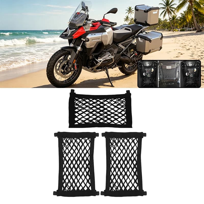R1300GS ADV High Strength Storage Net Luggage Side Box Network For BMW R1300 GS Adventure R1300GSA 2025-2026 Motorcycle