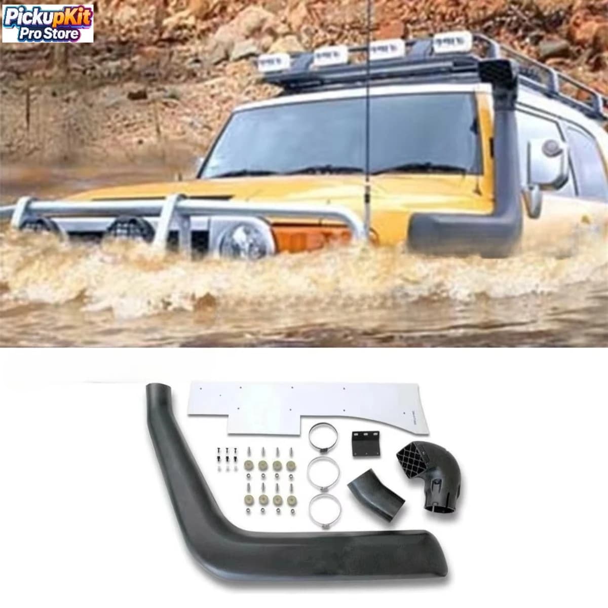 Snorkel ad alta posizione per Land Cruiser FJ – Adatto per condotto per trampoliere antipolvere a gas da 2,7 litri e diesel da 2,8 litri