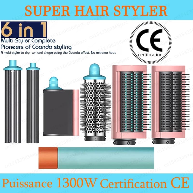 SenCiciMen X9 Styler Multifunction for Hair, Iron Hairpins, Hot Air Brush, Professional Hair Hair Dryer