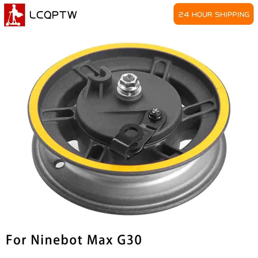 Mozzo ruota in lega di alluminio per segway Ninebot Max G30 scooter elettrico anello in acciaio con gruppo freno ruote anteriori parte