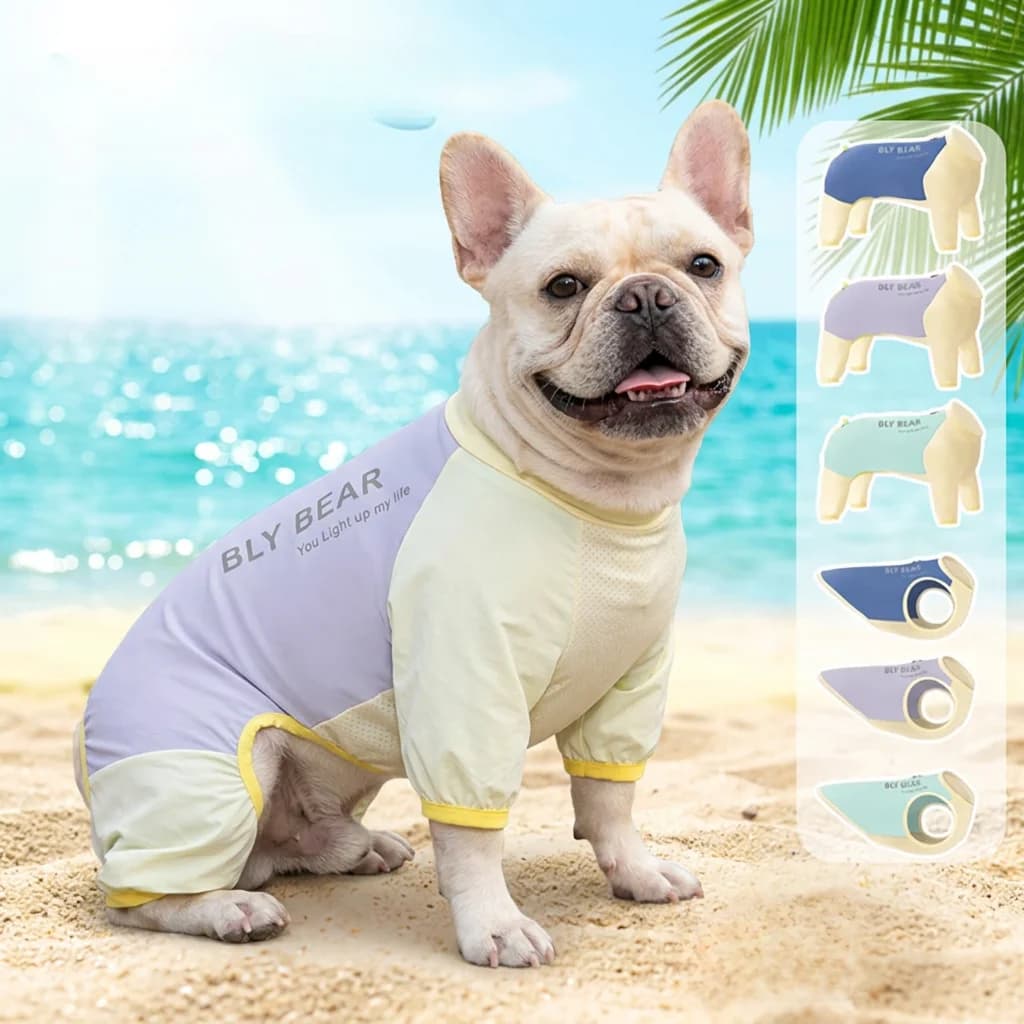Dog Cooling Clothes Vest UV Sun Protection Breathable Mesh Jacket, Small Medium Dogs, Summer Wear Outdoor Cooling Suits