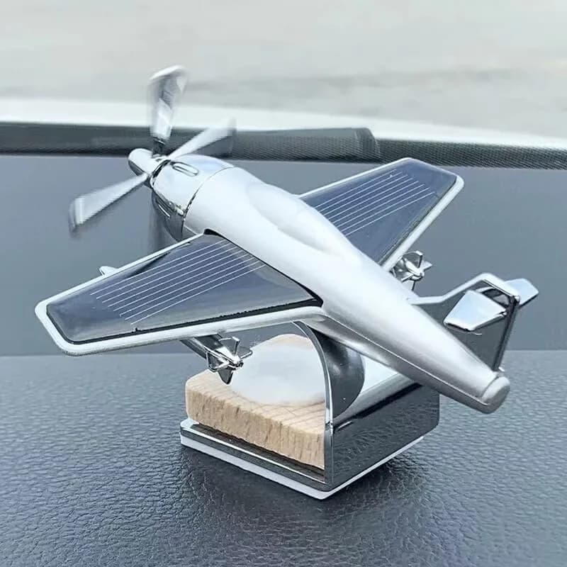Solar Aircraft Car Perfume Ornament Car Solid Aromatherapy Car Decoration Light perfumed products
