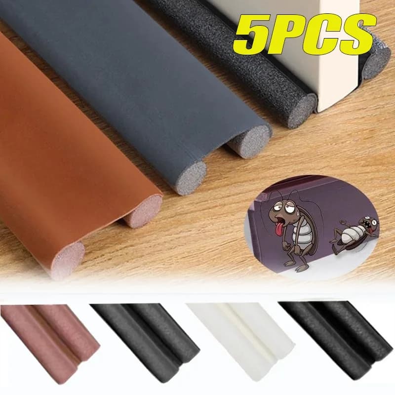 Guarnizione inferiore della porta Guarnizione inferiore della porta Striscia di tenuta con cucitura ispessita resistente al freddo Guarnizione anti-razze e scarafaggio