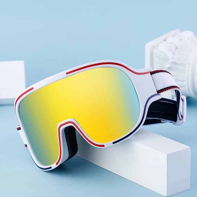 Partagas Wholesale Fashion Windproof Breathable Mirror Lens Unisex Snow Snowboard Ski Goggles for Women Men