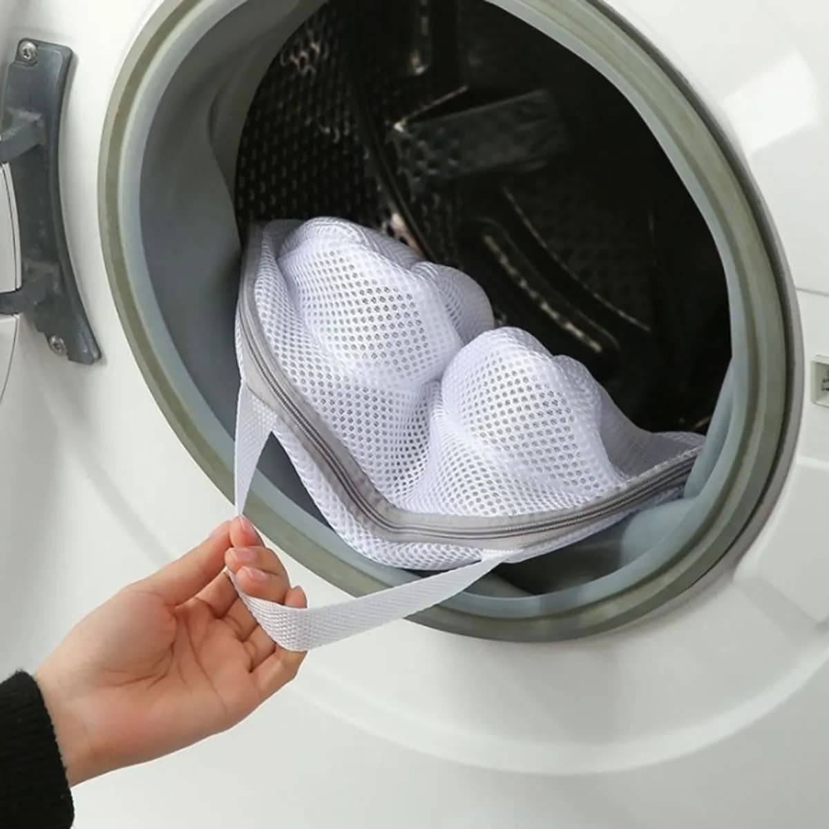 Sacchetto per lavaggio reggiseni, speciale sacchetto anti-deformazione per lavatrice, sacchetto a rete per biancheria intima, rullo per la pulizia della lavatrice