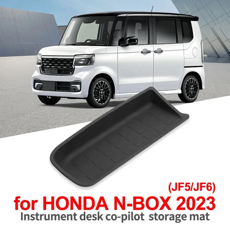 Per Honda N-BOX JF5 JF6 Auto Copilota Scatola di Immagazzinaggio Vassoio Pad Organizzatore In Silicone Accessori Interni Riordino Parti di Modifica