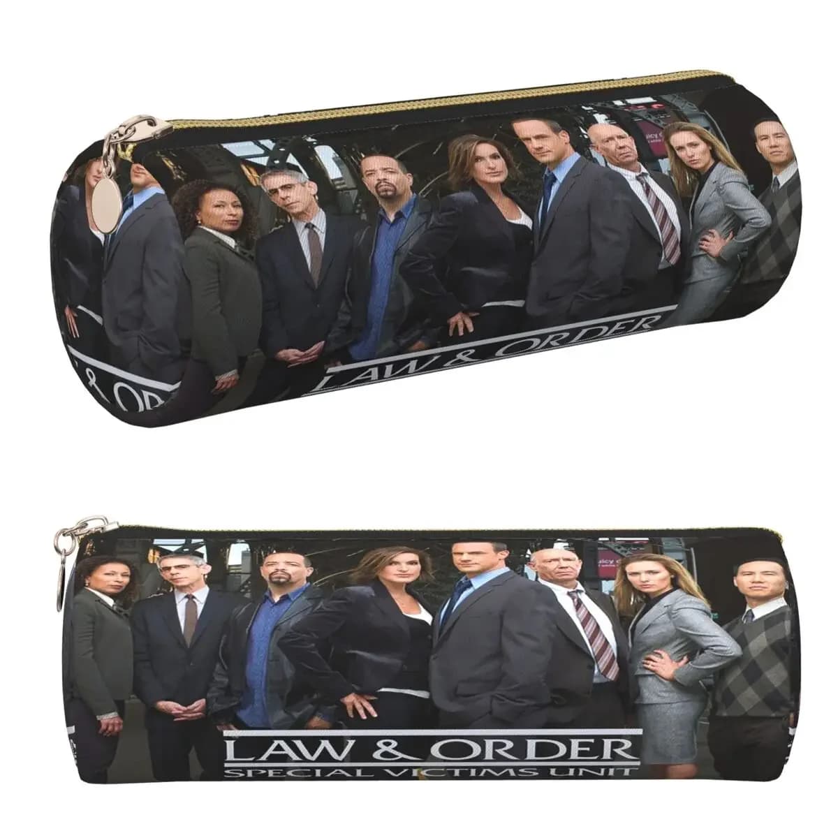 Law And Order SVU Merch Pencil Cases Pen Holder Cylinder Pen Box Pencil Bag for Studen School