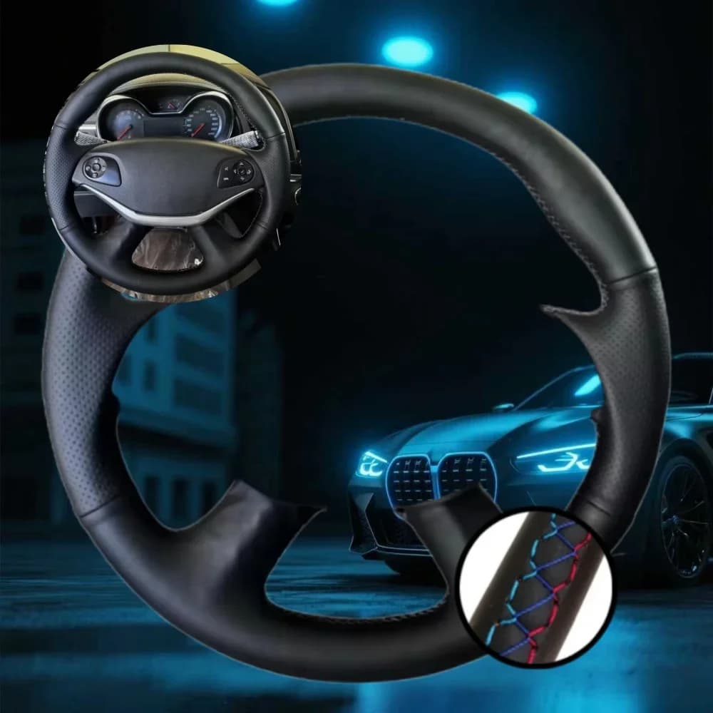 Coprivolante per auto personalizzato per Chevrolet Impala 2014-2016 2017-2018 2019-2020 Accessori per auto Coprivolante cucito a mano