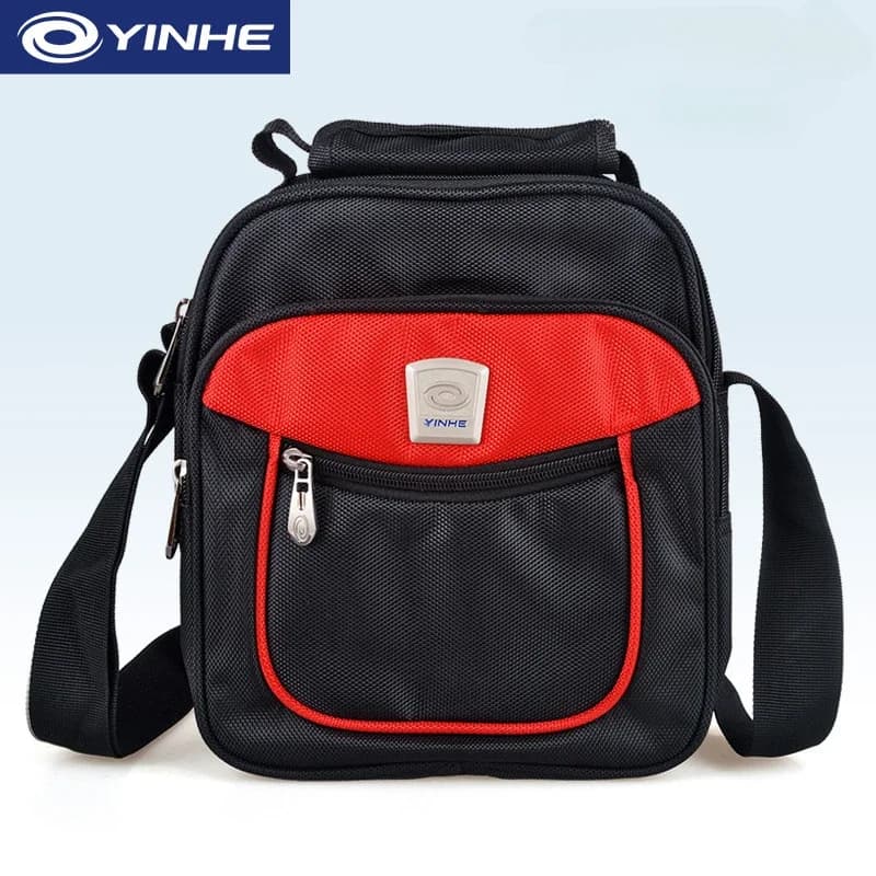 YINHE 8046 Borsa per racchetta da ping pong 22*8*26CM Panno di nylon Borsa per allenatore professionale Zaino Attrezzatura per ping pong Custodia per racchetta