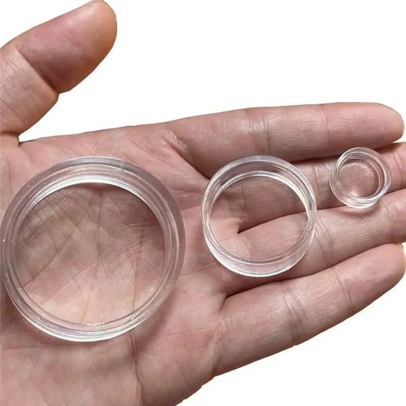 DT39 Acrylic Display Stand, 105pcs Sphere Holders for Golf Baseball Softball, 3 Sizes Clear Ball Stand