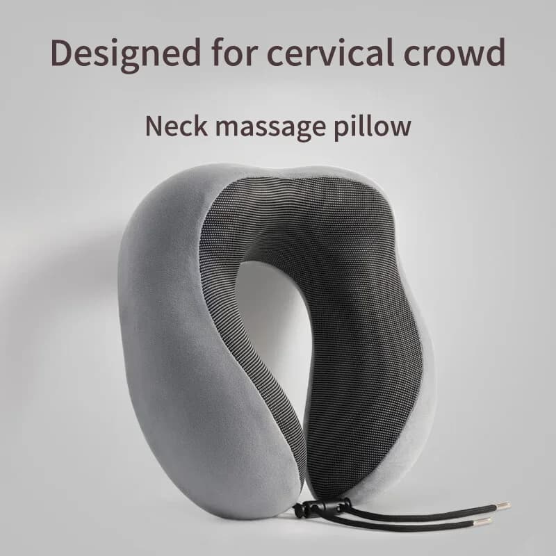 U Travel Memory Cotton Pillow Neck Motor Cars And Aeroplanes Nap Tessuto magnetico a forma di U