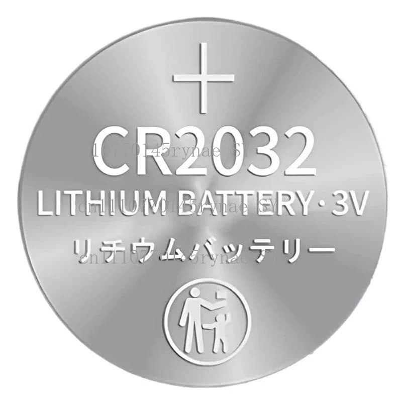 Batteria a bottone Cr2032 da 10 pezzi 3v per accordatori per chitarra acustica, violino, ukulele, basso, erhu e accordatori multifunzione