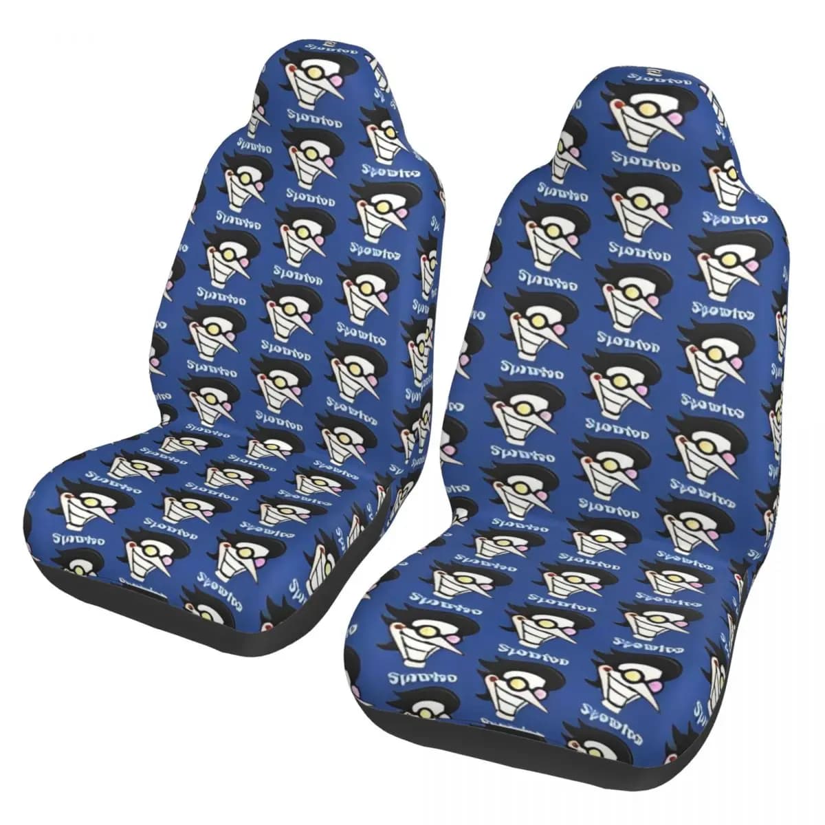 Deltarunes Spamton Universal Seat Covers for Car Four Seasons AUTOYOUTH Front Back in Fabric Flock Protection Seat