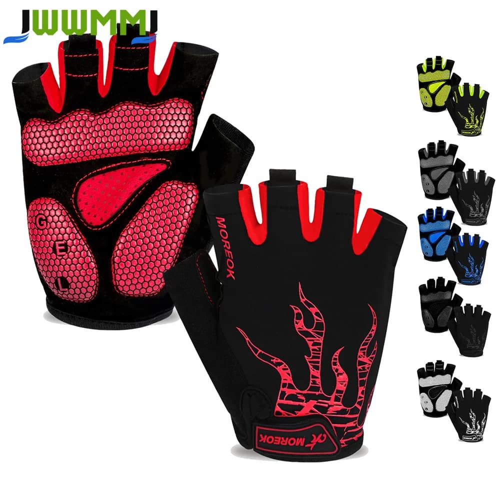 1Pair Cycling Gloves Bike Gloves, Half Finger Road Bike MTB Bicycle Gloves for Cycling/Workout/Motorcycle/Gym/Training/Outdoor