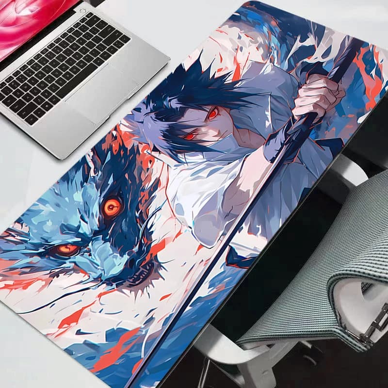 Tappetino per mouse Naruto, tappetino da scrivania per PC, tappetino per mouse sexy per computer, accessori per tastiera da gioco, tappetino per mouse durevole anime xxl