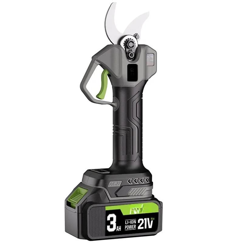 21V Brushless Lithium Pruning Shears 25mm Handheld Gardening Shears Rechargeable Fruit Tree Electric Scissors