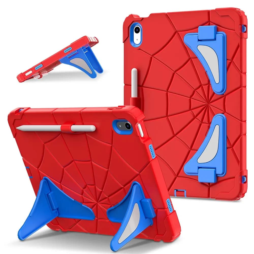 Per iPad 10a generazione Custodia da 10,9 pollici A2696 A2757 A2777 Custodia in silicone + PC per tablet per iPad A16 2025 11 pollici 11a generazione -Senza stilo