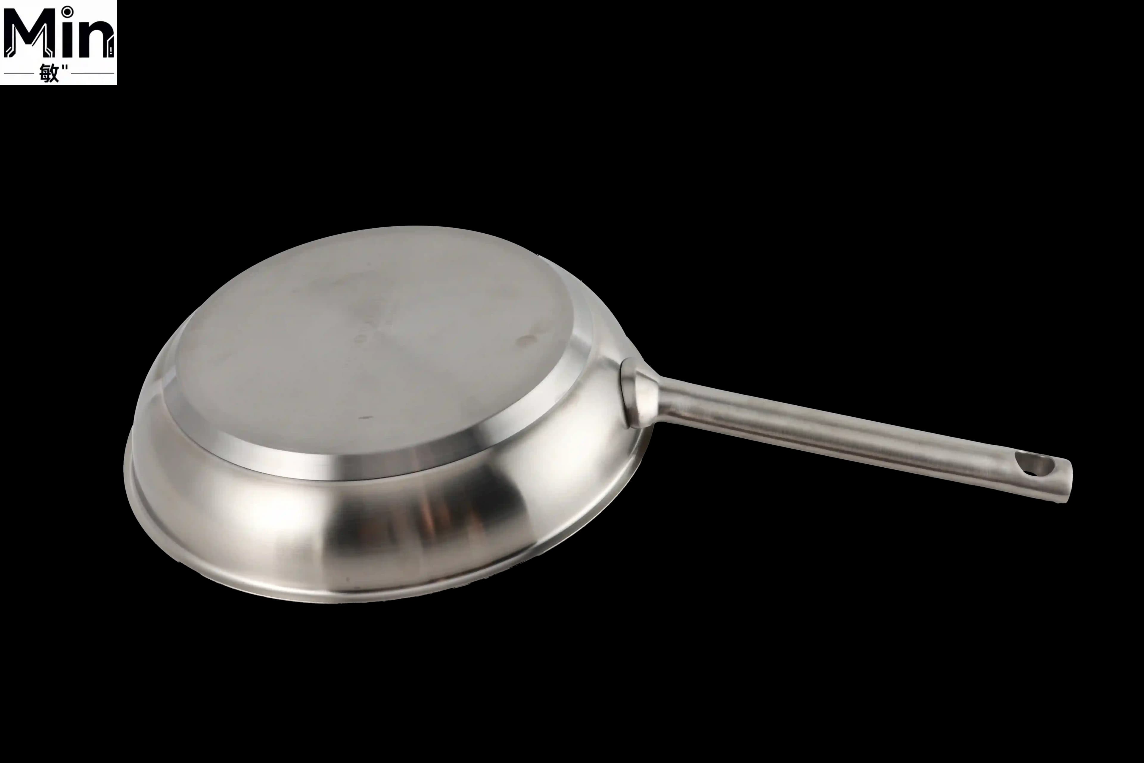 10 Pieces Stainless Steel Nonstick Cookware Set With Glass Lids Soup Pot Milk Pan Stir Fry Pan for Induction Stove