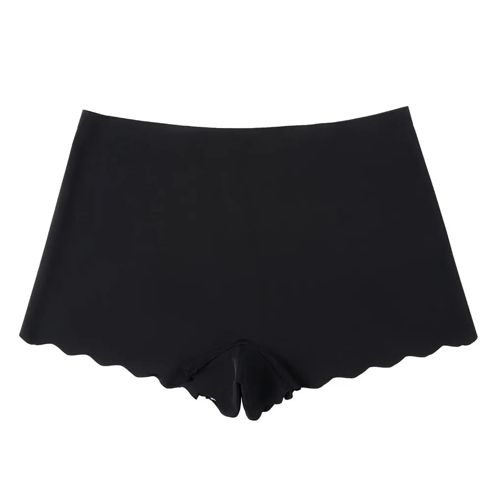 Underpants Mid Waist Leopard Print Panties Underwear Heart Women Safety Shorts Lingerie Seamless Briefs Women