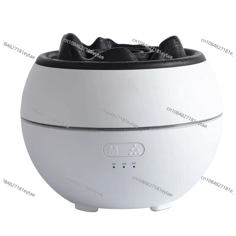 Umidificatore con Pietra di Sale, Diffusore di Oli Essenziali da Tavolo, Decorazione Creativa per la Casa